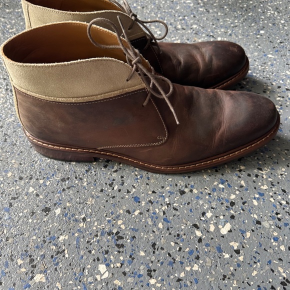 Cole Haan brown leather chukka boots
